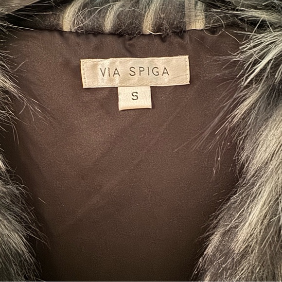 Via Spiga faux fur vest, NWT - Picture 3 of 5